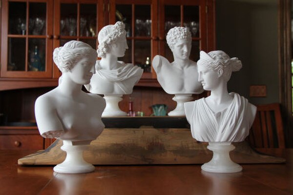Greeks Roman bust statues Sculptural Busts Venus Hermes Apollo Heads